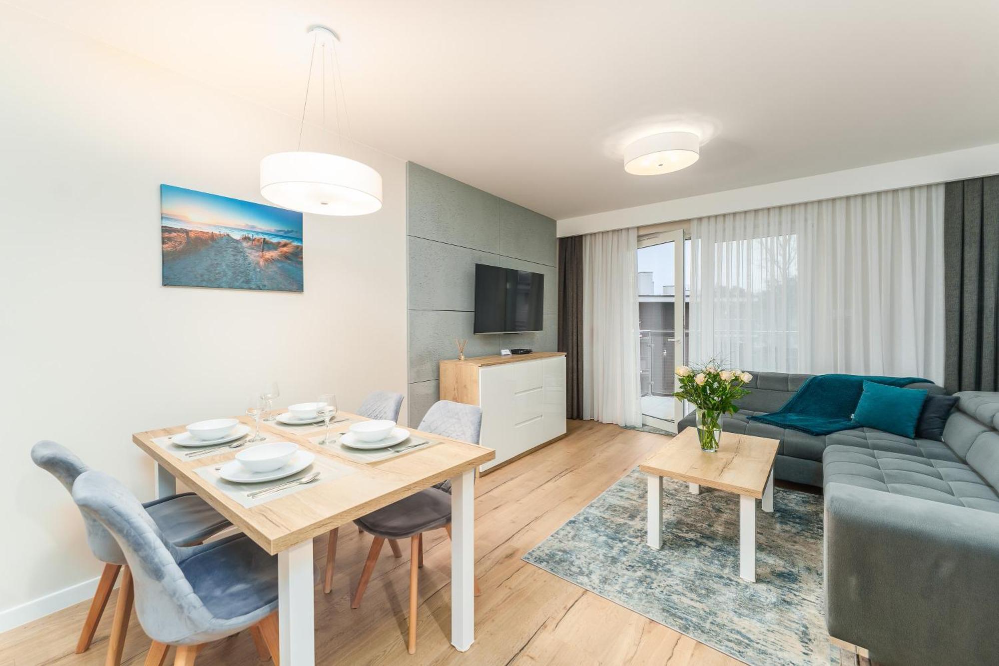 Apartament Szafir W Budynku Basenowym Morska Klifowa Rewal Esterno foto